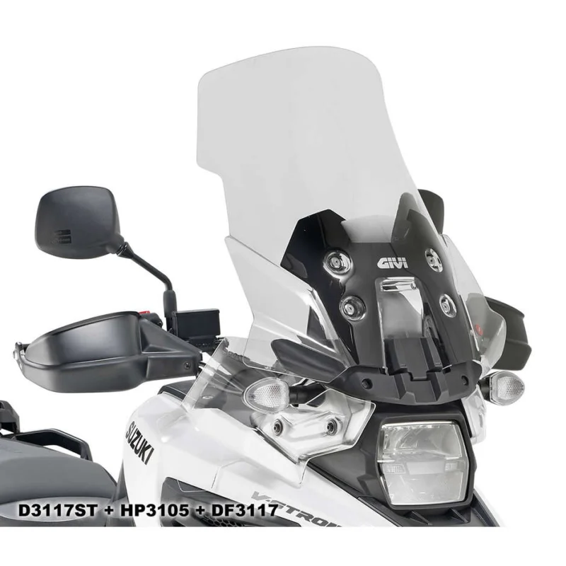 Cupolino trasparente Givi D3117ST Per SUZUKI V-Strom 1050 / V-Strom 1050 XT / V-Strom 1050 SE (20 > 24) / V-Storm 1050 DE (23) Occasione