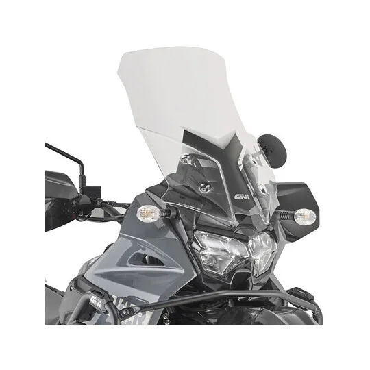 Spedizione Gratuita Cupolino trasparente Givi D4133ST Per KAWASAKI KLR 650 / KLR 650 S (23 > 24)