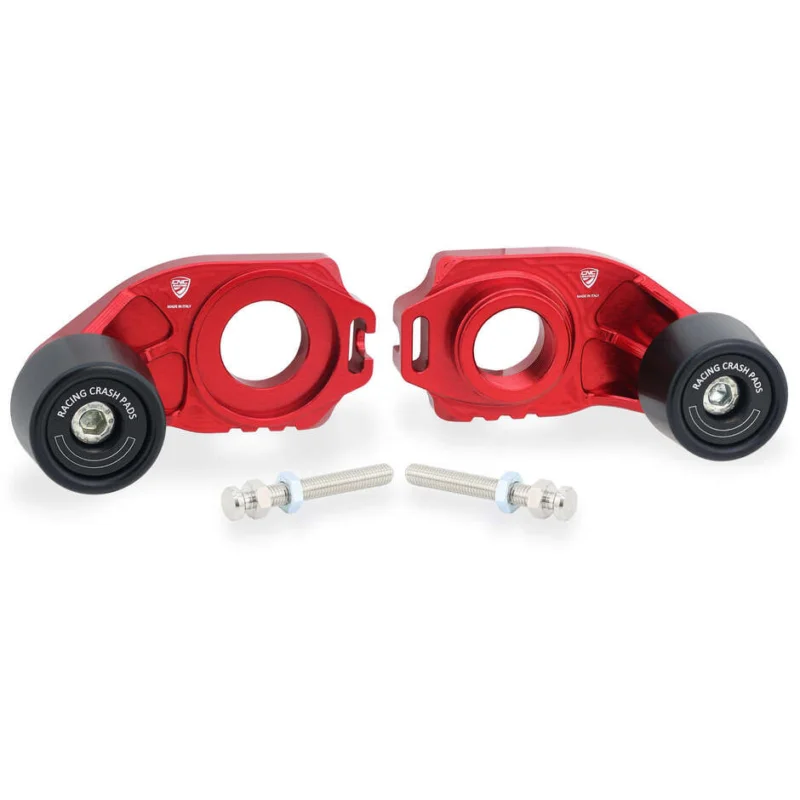 Promozione Cursori Tendicatena Racing con tampone Ducati CNC Racing TD016 Rosso
