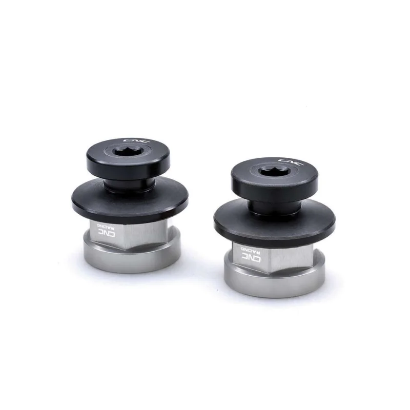 Compra Adesso Dadi ruota posteriore Ducati SC200 con supporto cavalletto CNC Racing Argento