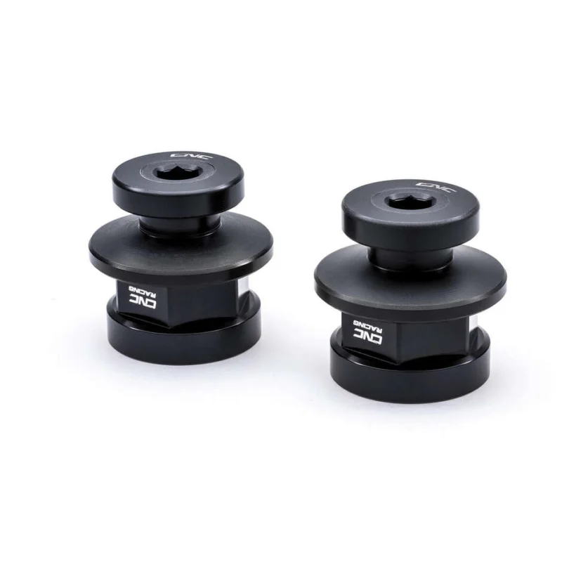 Dadi ruota posteriore Ducati SC200 con supporto cavalletto CNC Racing Nero Ultime Pezzi