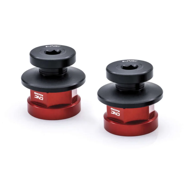 Promozione Dadi ruota posteriore Ducati SC200 con supporto cavalletto CNC Racing Rosso