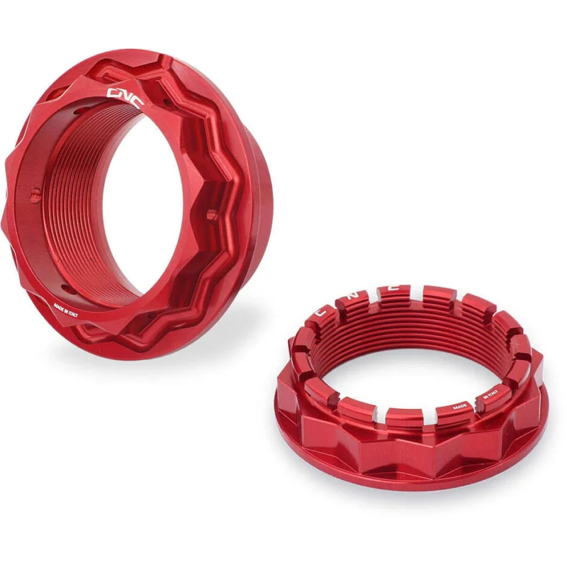 Dadi ruota posteriore MV Agusta DA397 CNC Racing Rosso Spedizione Gratuita