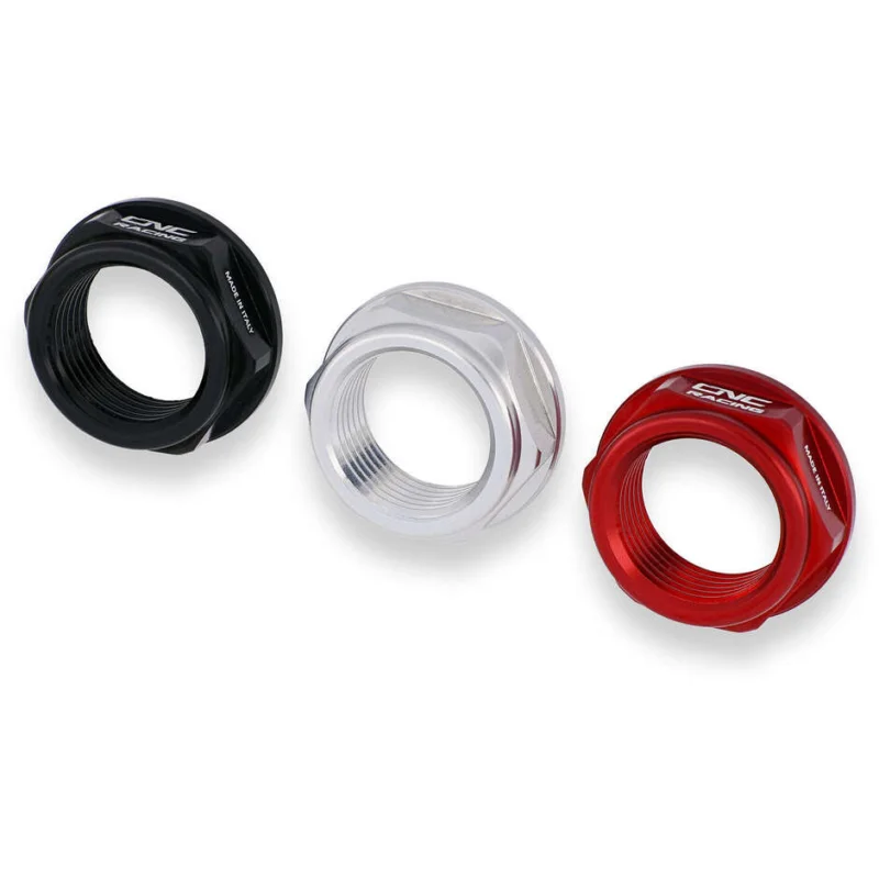 Popolare Dado DA404 perno ruota posteriore Aprilia CNC Racing Nero