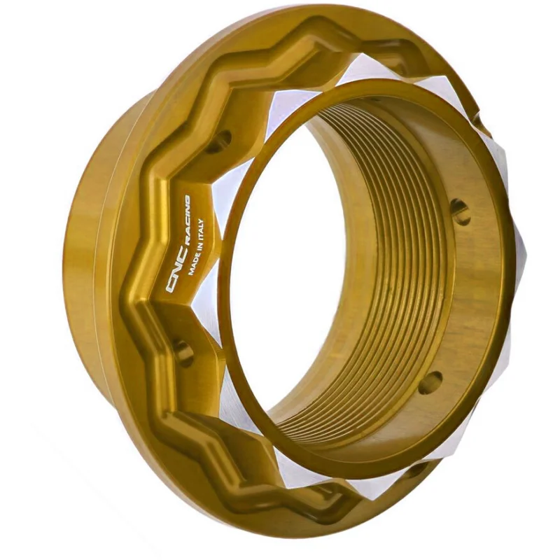 Promozione Dado ruota posteriore DA504 DX BICOLOR CNC Racing Oro Argento