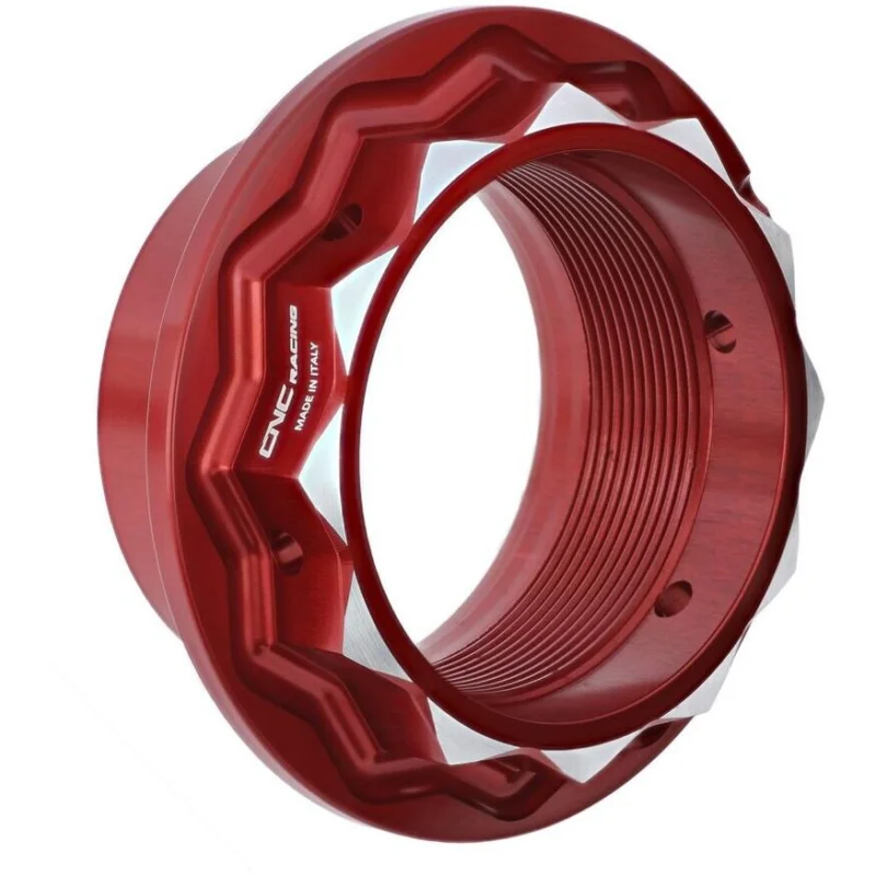 Scelto Dai Clienti Dado ruota posteriore DA504 DX BICOLOR CNC Racing Rosso Argento
