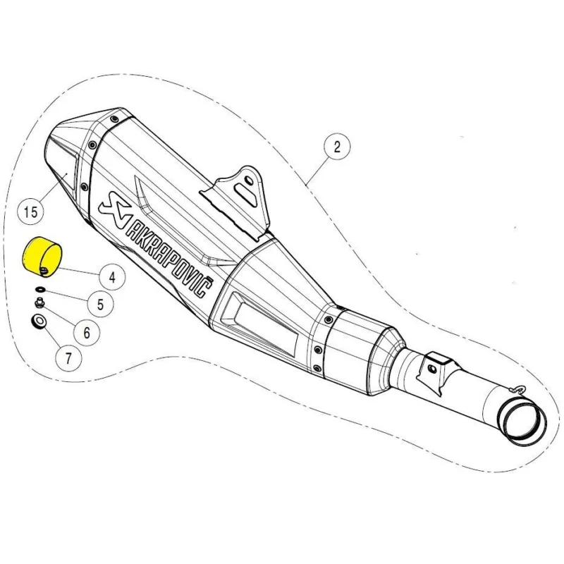 Acquista Ora dB-Killer Akrapovic V-TUV349 Per HONDA CRF 250 R/RX (22-24)
