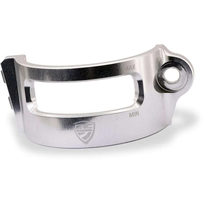 Fascetta serbatoio fluido freno posteriore SEA14 Ducati Multistrada V4 CNC Racing Argento Popolare