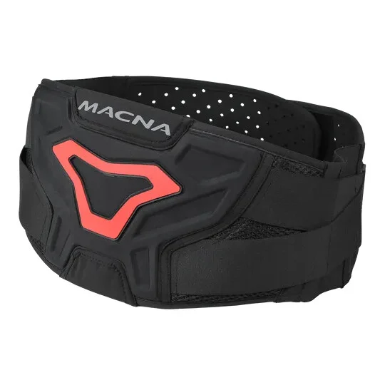 Saldi Fascia Lombare Moto Macna Kirdle DLX Nero Rosso
