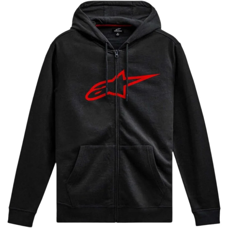 Solo Oggi Felpa Alpinestars AGELESS ZIP V3 Nero/Rosso