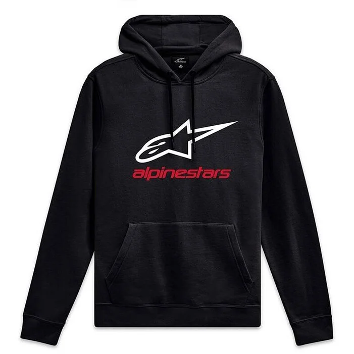 Felpa Alpinestars ALWAYS V3 Nero/Bianco/Rosso Ultima Occasione