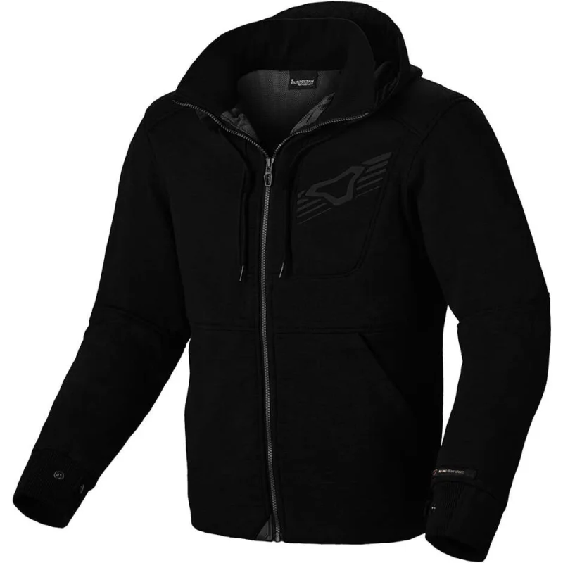 A Buon Prezzo Felpa con cappuccio Moto Macna District Nero