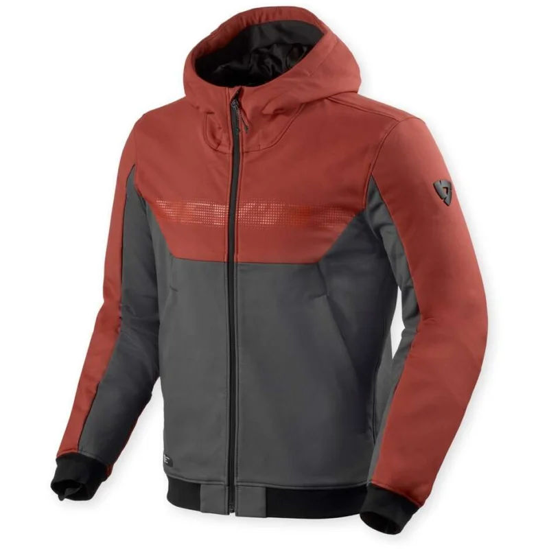 Felpa con Cappuccio Rev'it Parabolica 2 Rosso Promo Stagionale