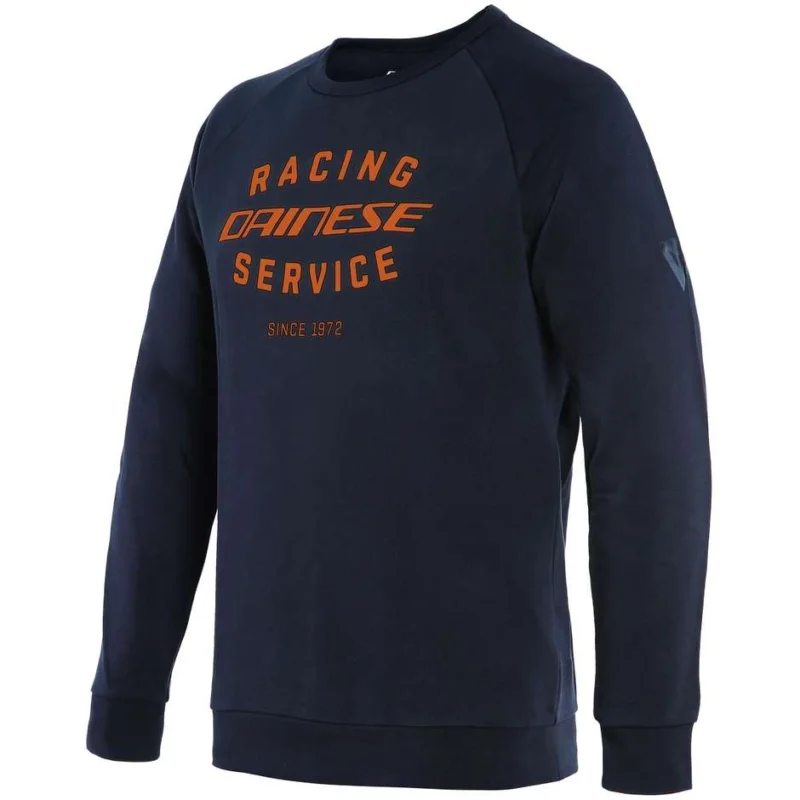 Felpa Dainese PADDOCK SWEATSHIRT Nero Arancio Direttamente Dal Produttore