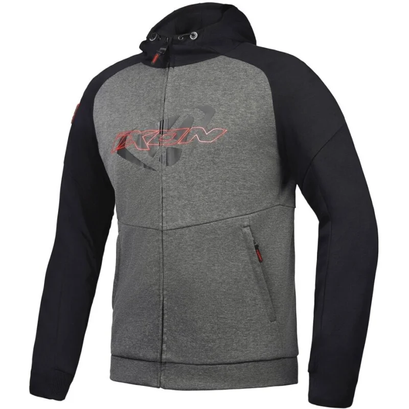 Felpa Moto Casual Ixon TOUCHDOWN Nero Antracite Compra Online