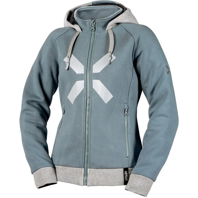 Felpa Moto Donna iXS Rapid 1.0 Blu Grigio - Grigio Freddo Soddisfatti O Rimborsati