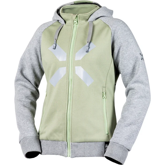 Felpa Moto Donna iXS Rapid 1.0 Verde Chiaro - Grigio Freddo Compra Adesso