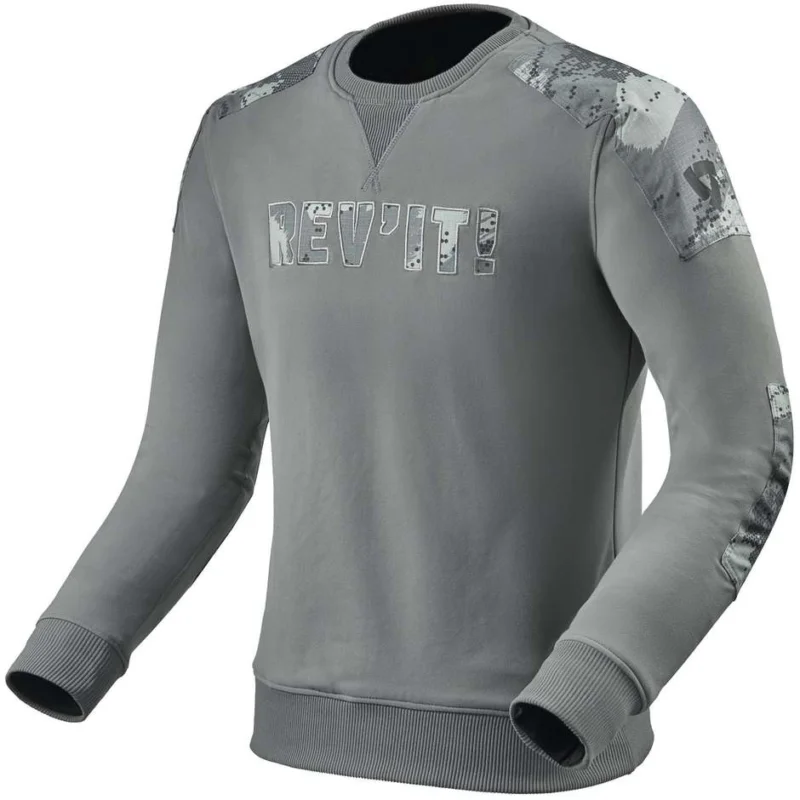 Felpa Moto Rev'it WHITBY Grigio Chiaro Prezzo Ridotto