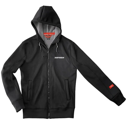 Ultime Pezzi Felpa Softcell Spidi TECH HOODIE EVO Nero