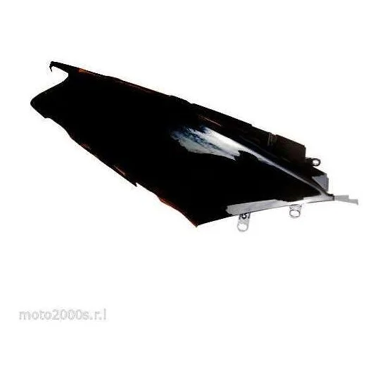 Esclusivo Fianchetto Posteriore DESTRO One per Yamaha T-MAX (2001-07) Nero Opaco