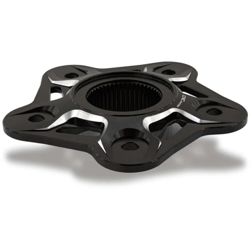 Flangia portacorona 5 fori FL508 MV Agusta - Bicolor CNC Racing Nero Argento Prezzo Scontato