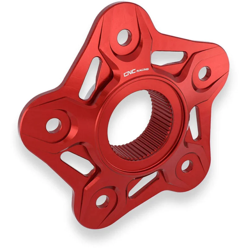 Ultima Occasione Flangia portacorona 5 fori FL508 MV Agusta CNC Racing Rosso