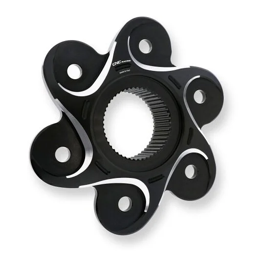 Ordina Subito FLANGIA PORTACORONA DUCATI BICOLOR FL504 CNC Racing Nero Argento