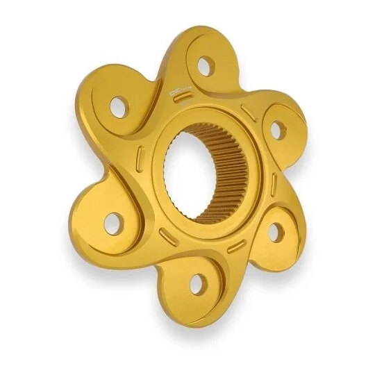 Ultima Occasione FLANGIA PORTACORONA DUCATI CNC Racing Oro
