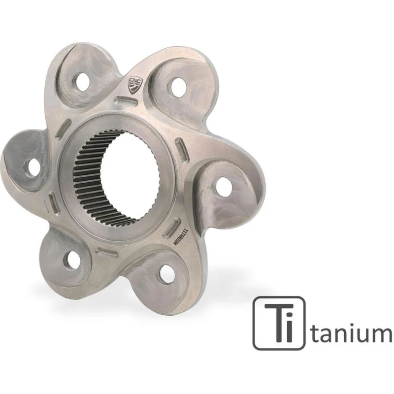 Reso Gratuito Flangia Portacorona Ducati FL504 - Titanio CNC Racing Titanio