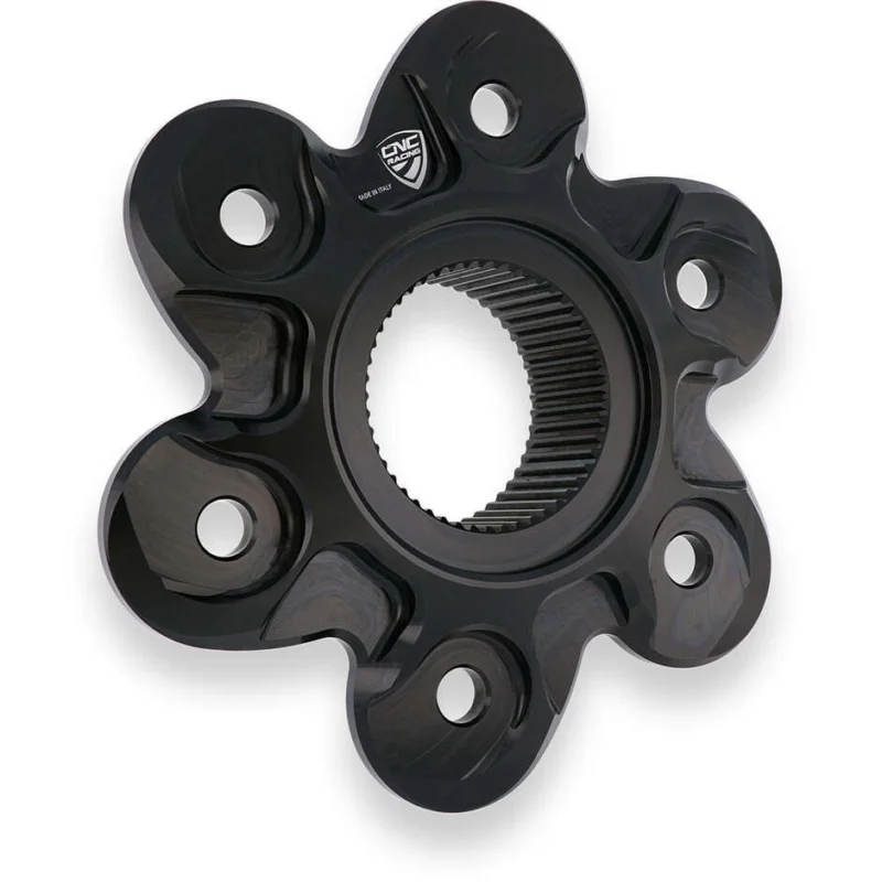 Flangia portacorona Ducati FL506 CNC Racing Nero Compra Adesso