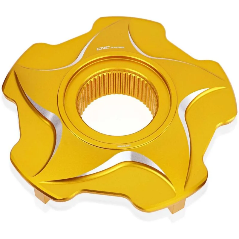 FLANGIA PORTACORONA FL505 MV AGUSTA BICOLORE CNC Racing Oro Argento Quantità Limitata