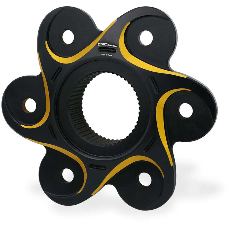 Pagamento Sicuro Flangia portacorona FL507 Ducati - Bicolor CNC Racing Nero Oro