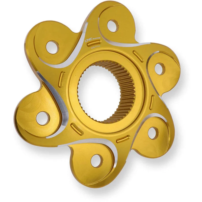Esclusivo Flangia portacorona FL507 Ducati - Bicolor CNC Racing Oro Argento