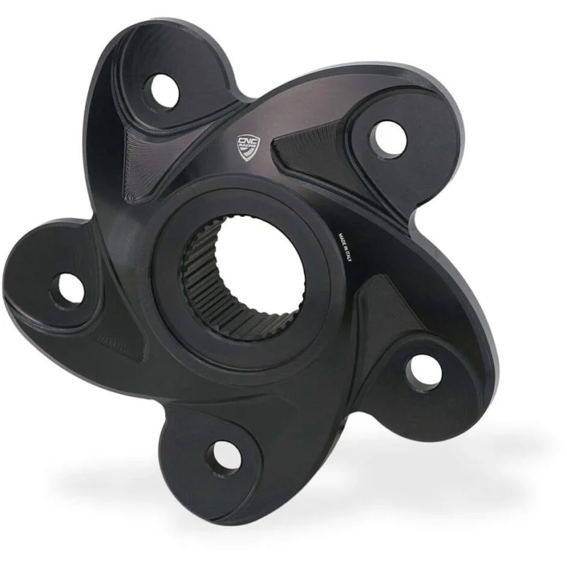 Flangia portacorona FL509 Ducati CNC Racing Nero Ultimissimo Modello