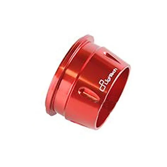 Fondello Terminale di Scarico Originale LighTech per Yamaha T-MAX 530 Rosso Professionale