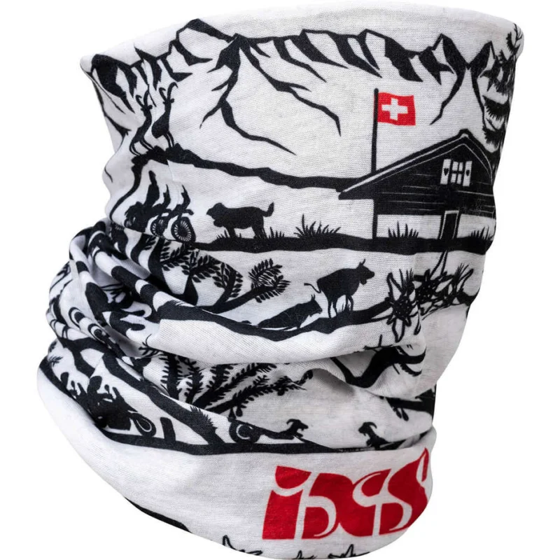 Foulard Bandana Ixs MICRO Bianco Nero Spedito Oggi