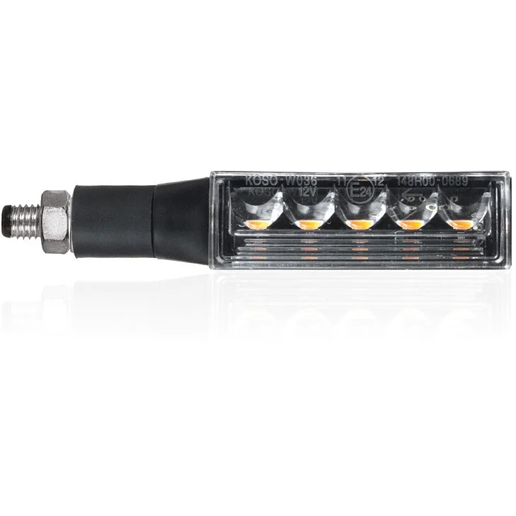 Occasione Imperdibile Frecce Moto A Led Sequenziale Chaft FLOAT Nero Vetro Trasparente