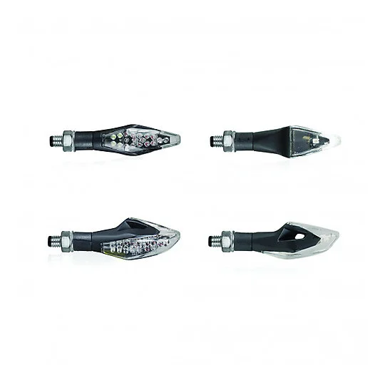 Frecce Moto Chaft Wanted Led Omologate Posteriori Nero Catadiottro Trasparente Offerta