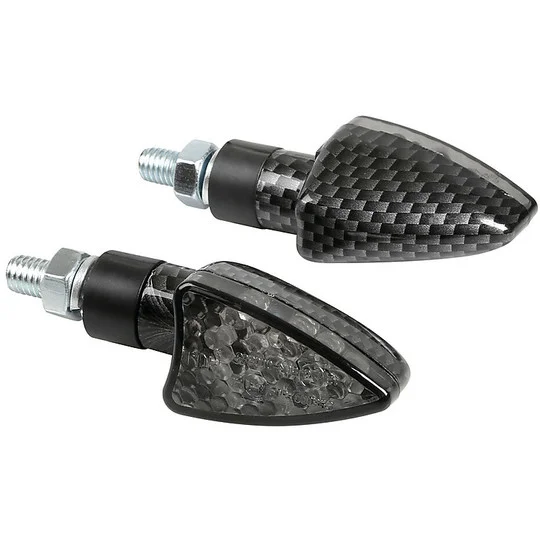 Frecce Moto Coppia a Led Arrow Colore Carbon Look Pagamento Sicuro