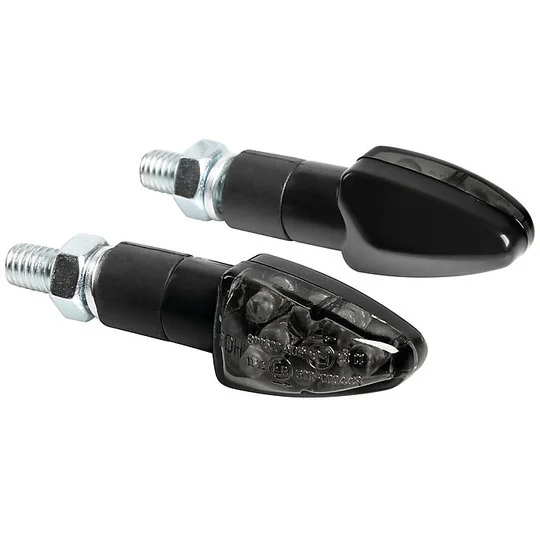 Frecce Moto Coppia a Led Atom Colore Nero Quantità Limitata