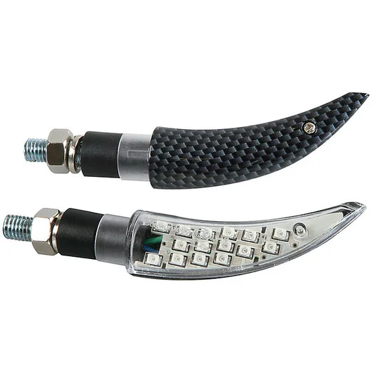 Miglior Prezzo Frecce Moto Coppia a Led Katana Colore Carbon