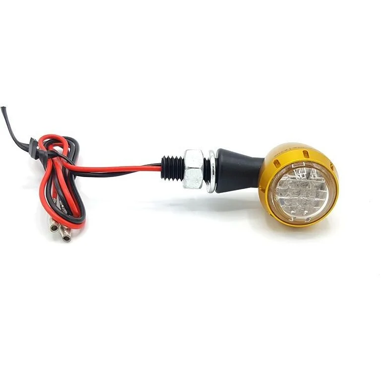 Frecce Moto Omologate Barracuda S-LED B-Lux Oro (coppia) Professionale
