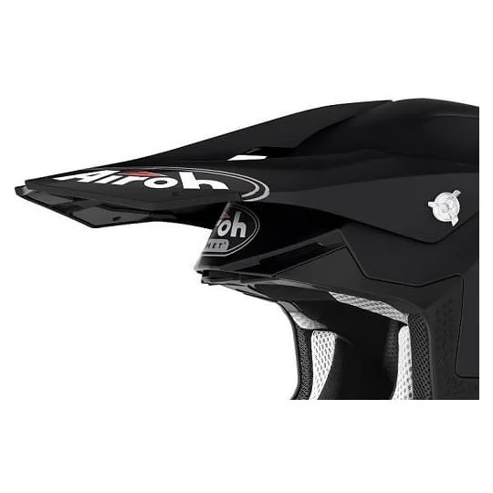 Reso Gratuito Frontino Airoh wr11f per Casco WRAAP / WRAAP YOUTH Color Nero Opaco