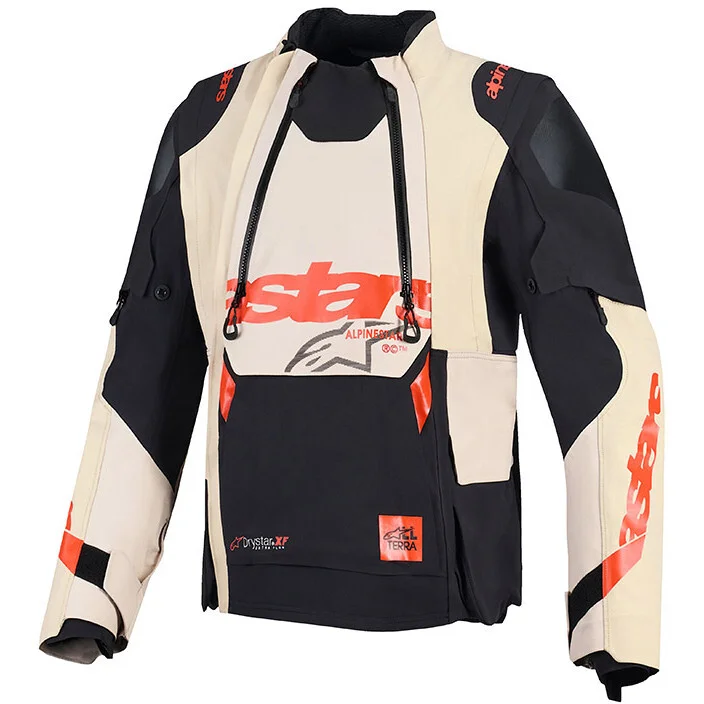 Giaca moto tecnica Alpinestars HALO PRO Drystar XF Laminated Nero Mastic Ultime Pezzi