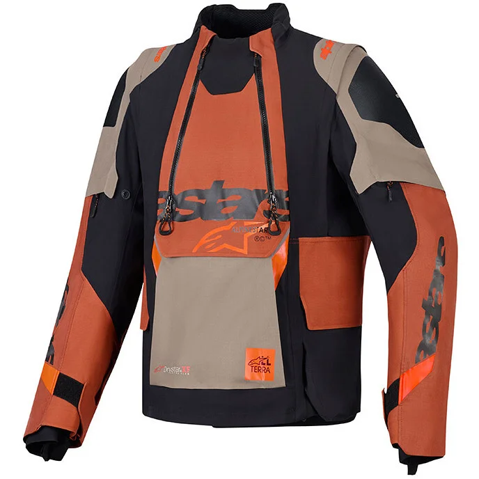Saldi Giaca moto tecnica Alpinestars HALO PRO Drystar XF Laminated Rosso Nero