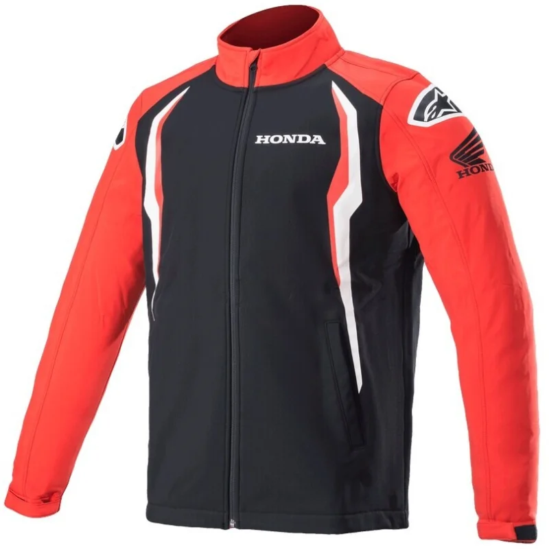 Subito Disponibile Giacca Alpinestars HONDA SOFTSHELL Rosso/Nero
