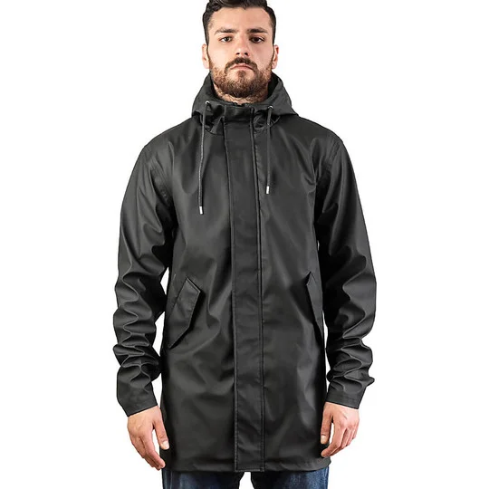 Giacca Antipioggia Impermeabile Tj Marvin CLASSICA J02 Nero Spedizione Gratuita