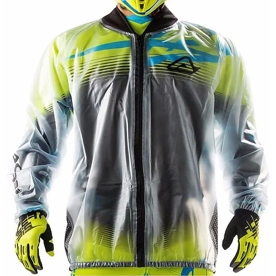 Giacca Antipioggia Moto Cross Enduto Acerbis Rain Pro Clear 3.0 Saldi