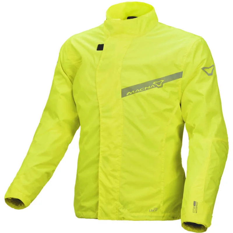 Giacca Antipioggia Moto Donna Macna Spray Fluo Giallo Ultime Pezzi