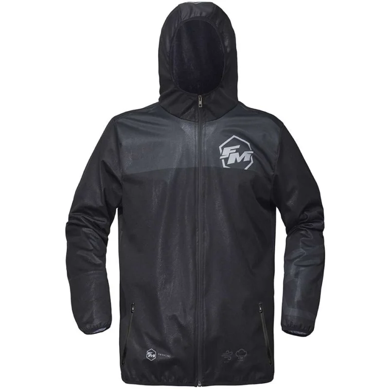 Giacca Antipioggia Moto Fm racing MAC RAIN SOFT Nero Acquista Ora
